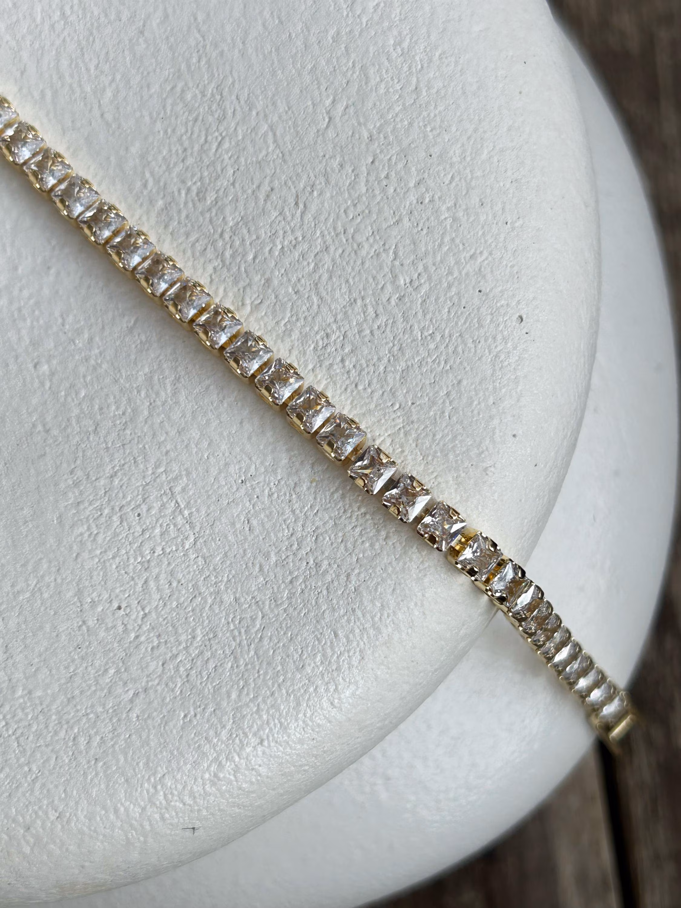 Tennis Bracelet, Waterproof Jewelry, CZ Tennis Bracelet