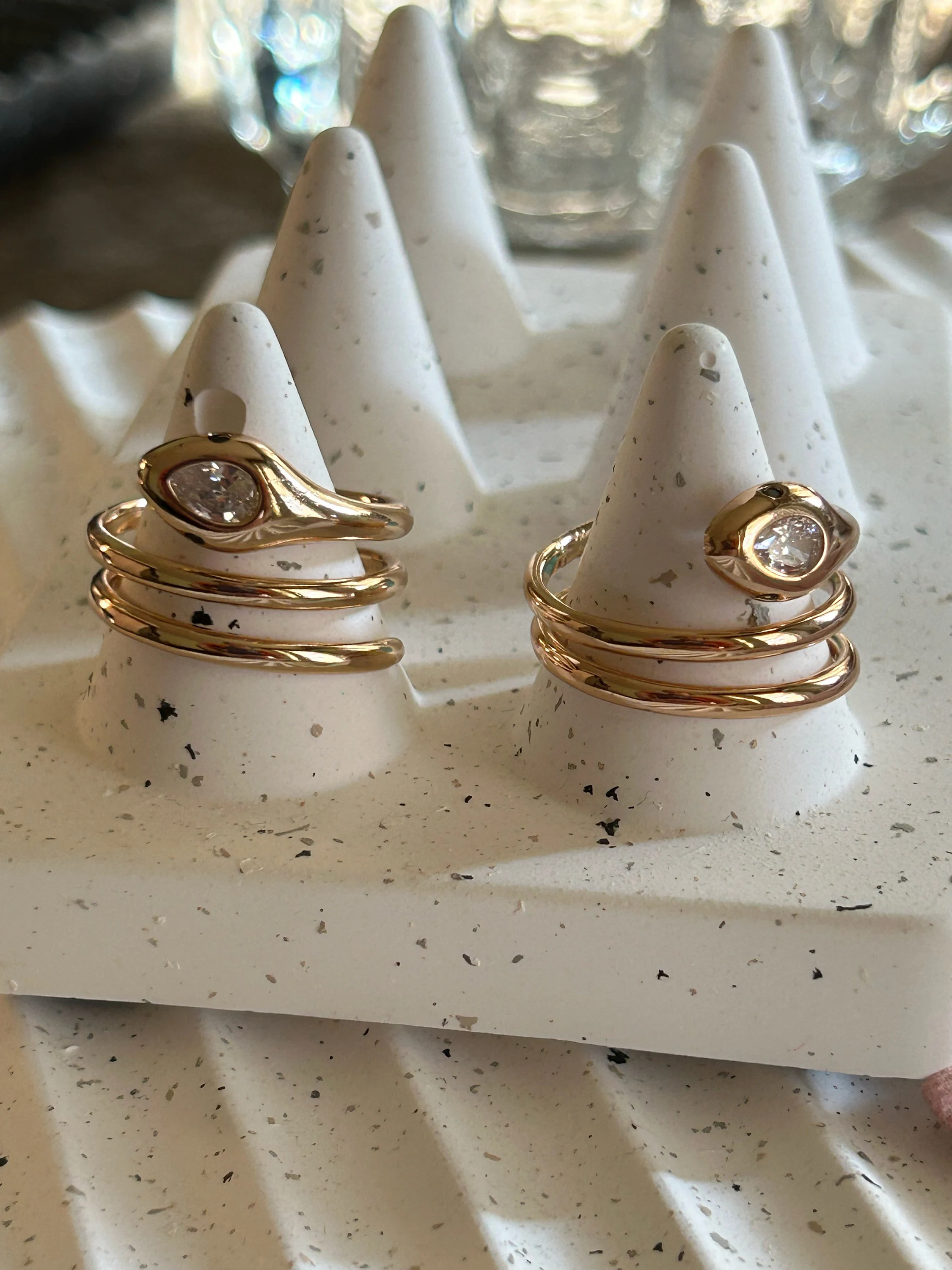 Gold Snake Zircon Ring, Snake Ring, Perfect For Everyday Ring, Gift For Her, Gift For Women