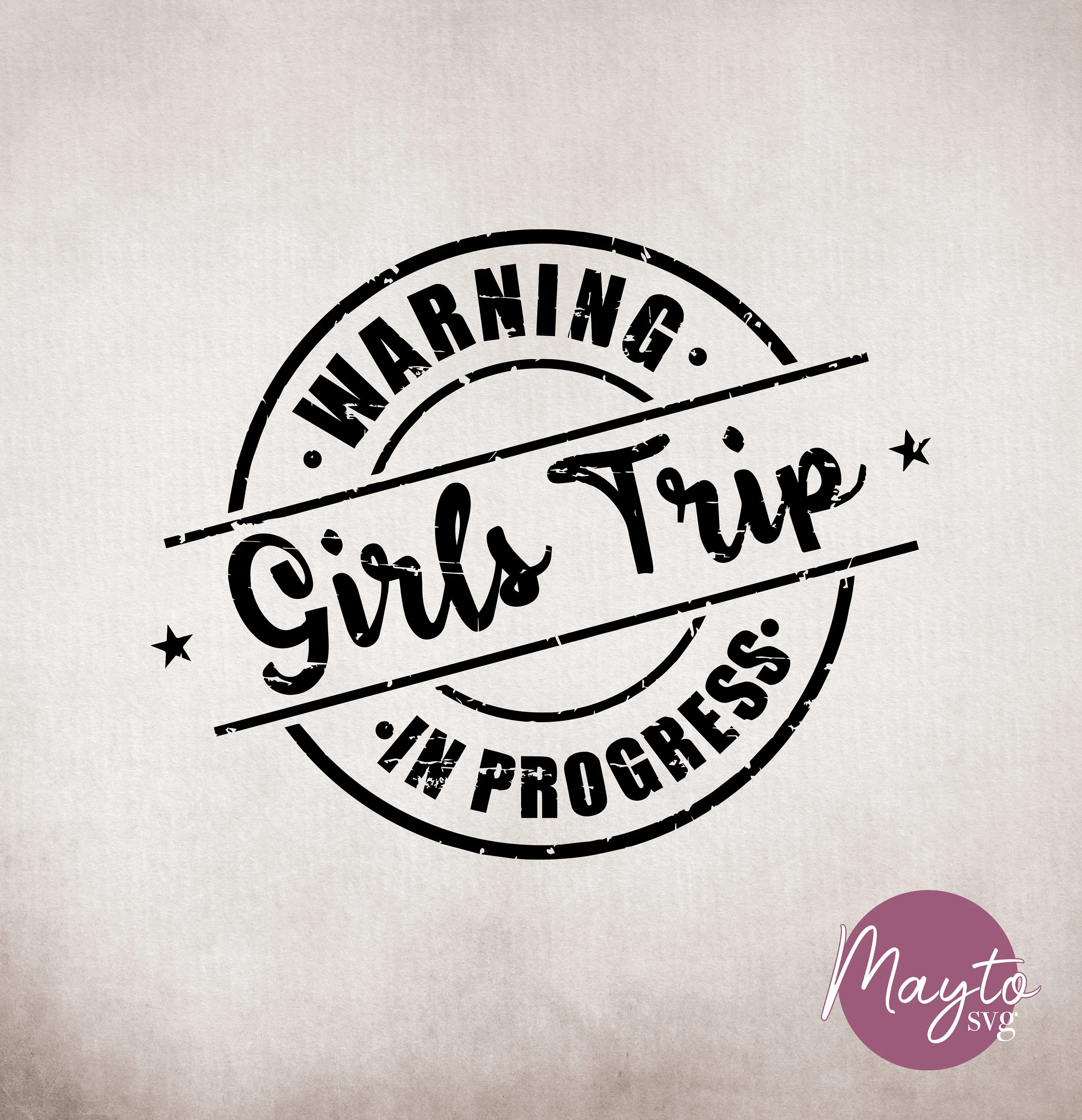 Girls Trip In Progress SVG PNG - Girls Vacay Design (Digital Download)