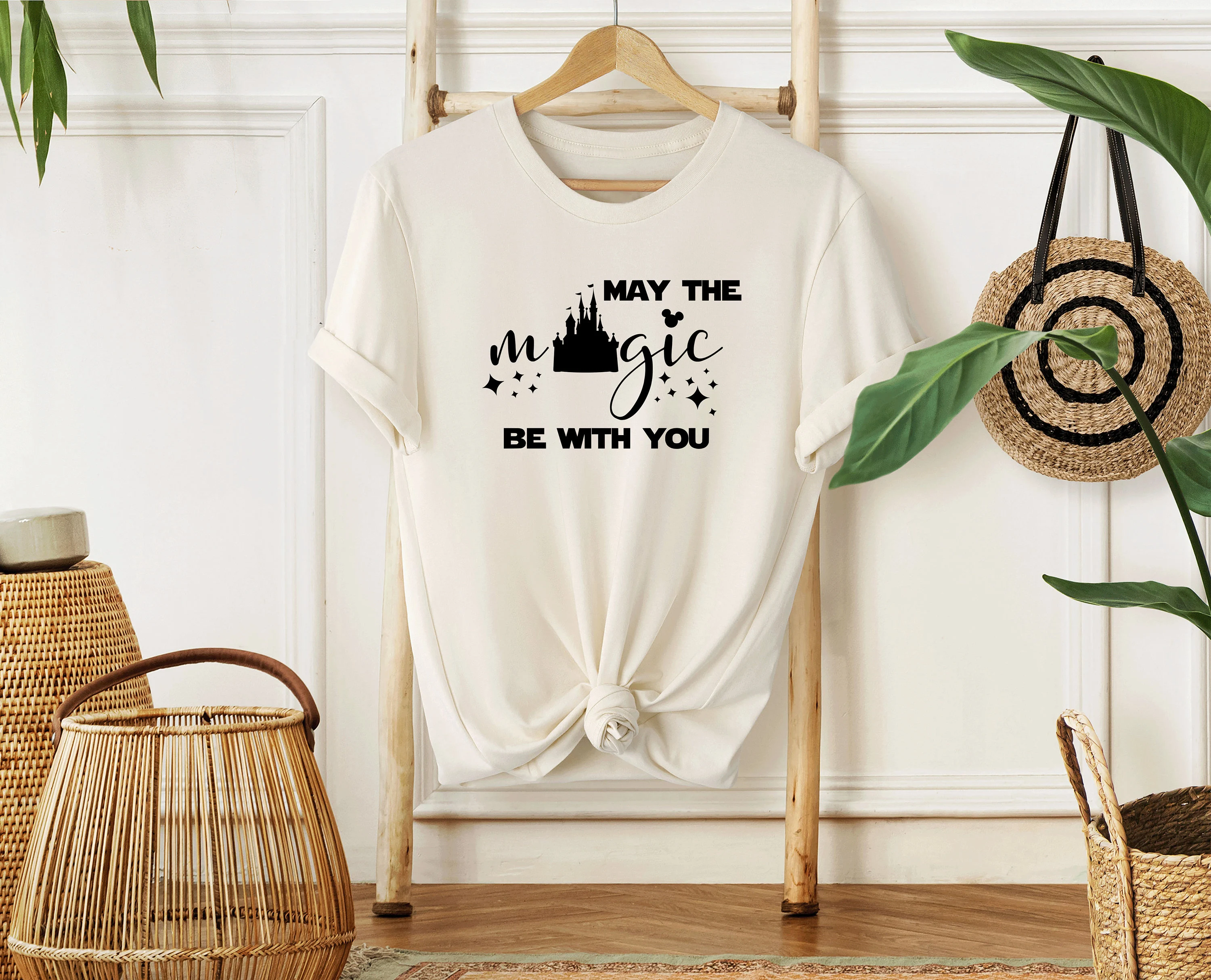 May The Magic Be With You SVG, Disney Inspired Castle SVG, Funny Star Wars Quote SVG, Disney Trip Shirt Design, Cricut Cut File