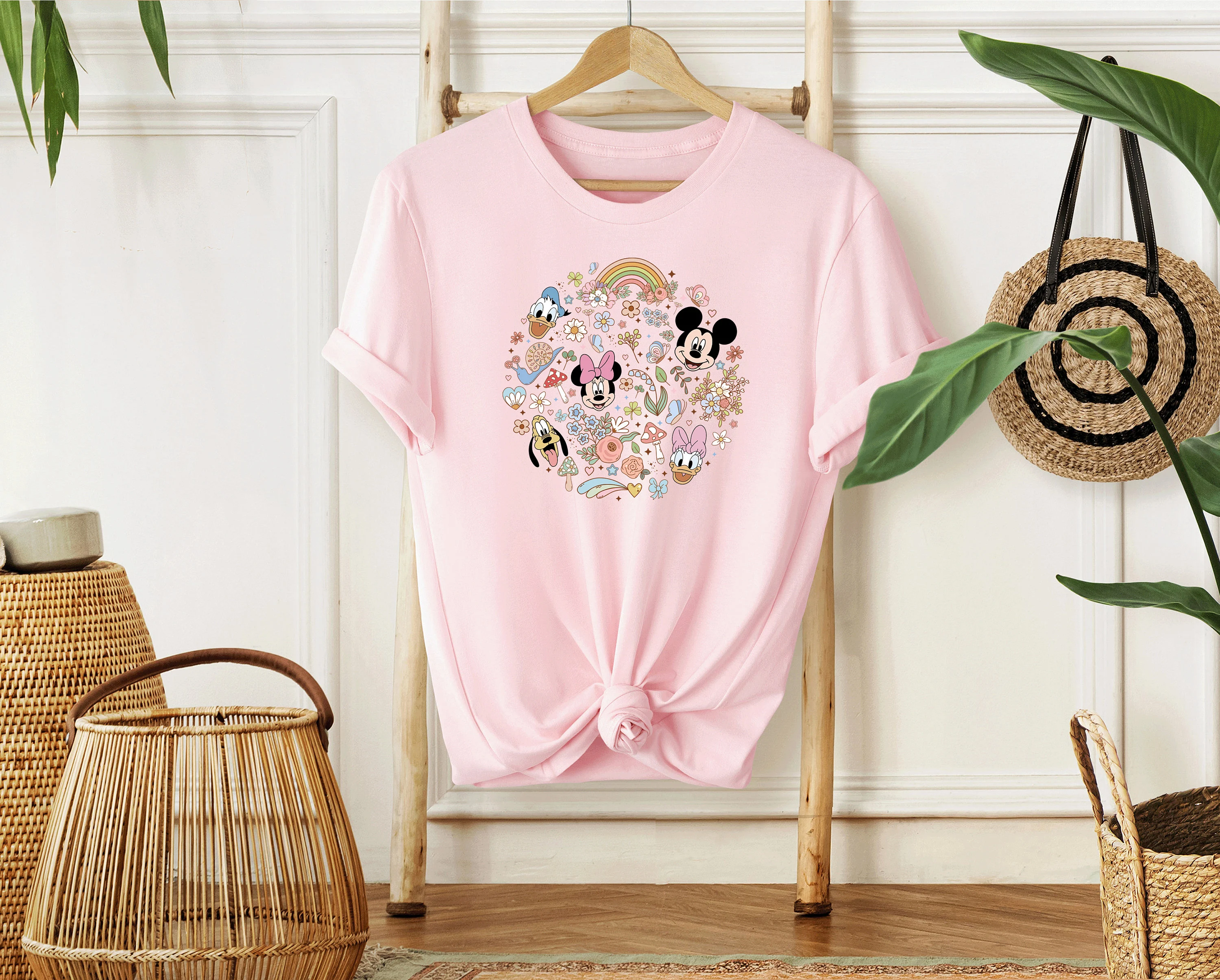 Mickey Minnie Family Ears Clipart, Disney Friends Easter Shirt Cutting File
