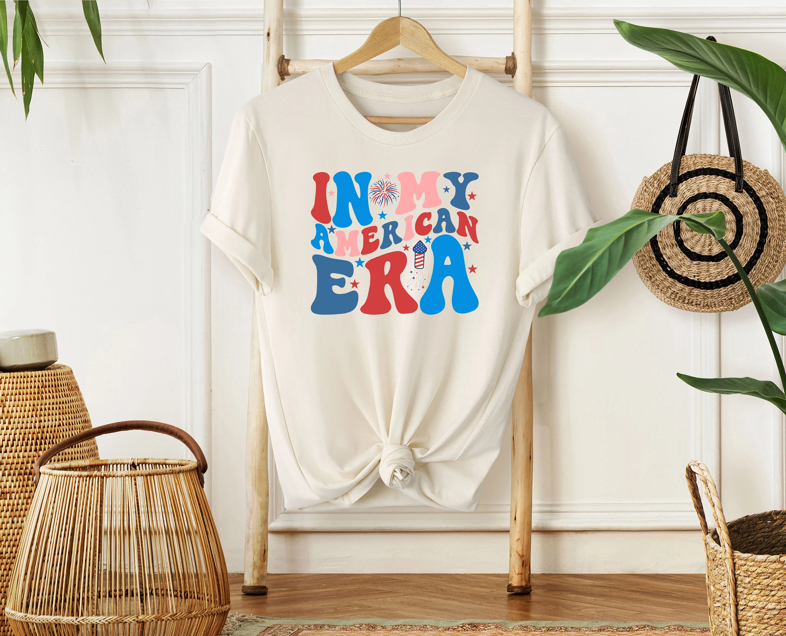 In My American Era SVG, 4th of July Shirt Designs, Instant Download, Retro Groovy America Svg, Independence Day Svg