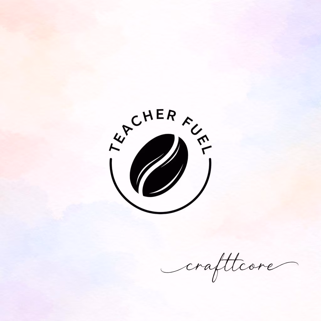 Teacher Fuel Coffee SVG | Minimalist Educator Design, Cricut Shirt (Digital Download)