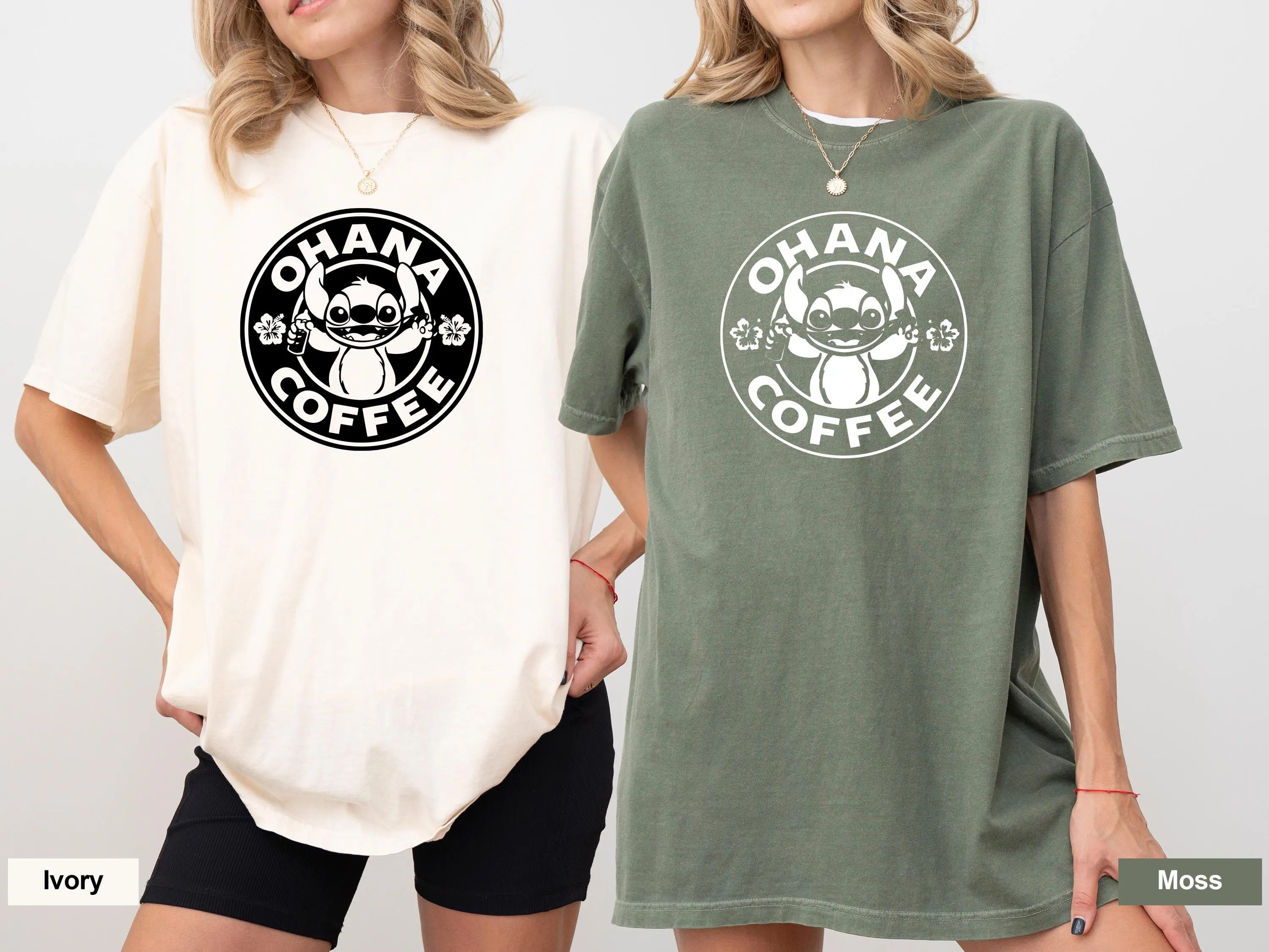Ohana Coffee SVG • Stitch Cartoon Design • Cricut Cut File (Digital Download)