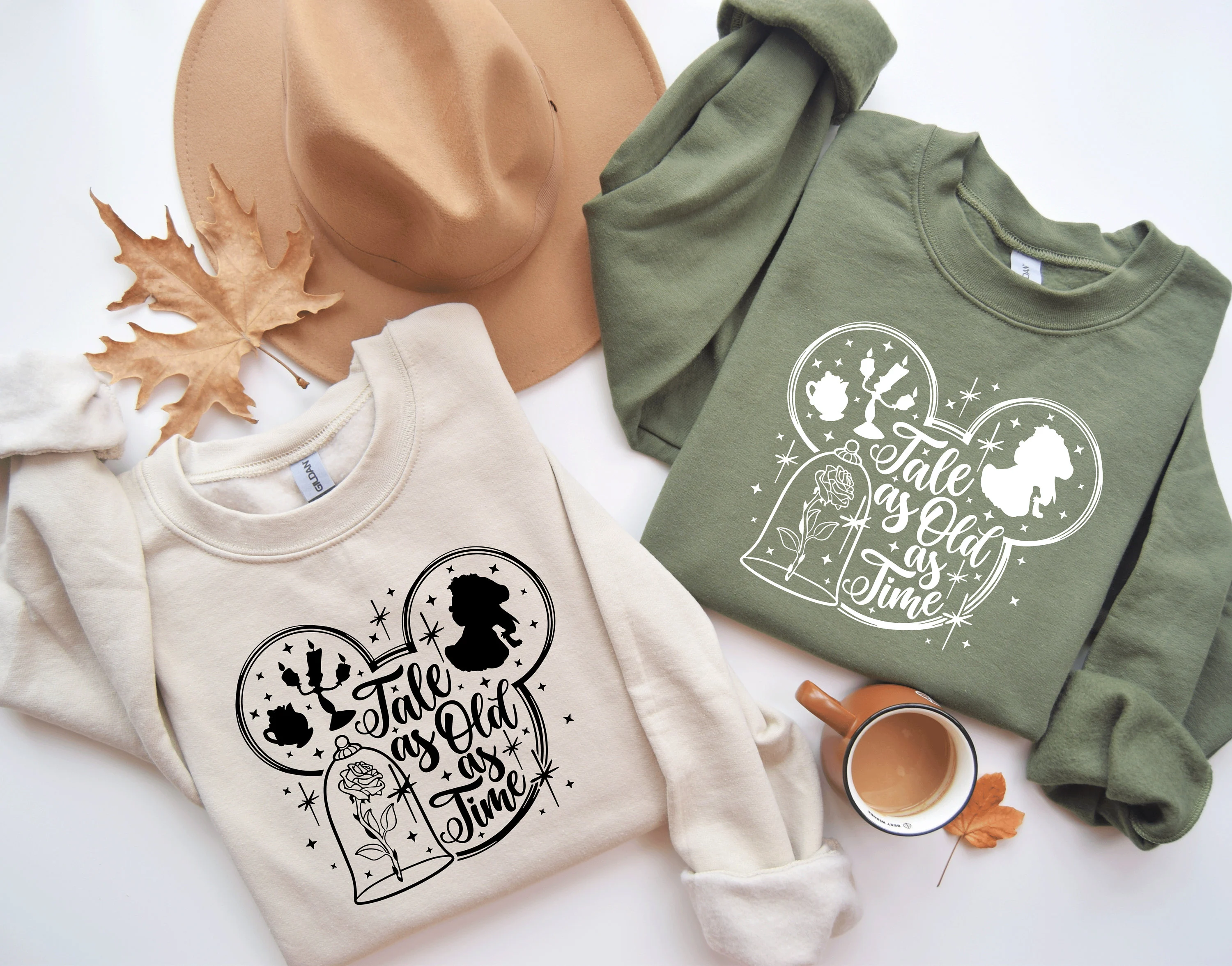 Beauty and the Beast Mouse Ear SVG: Tale as Old as Time (Digital File)