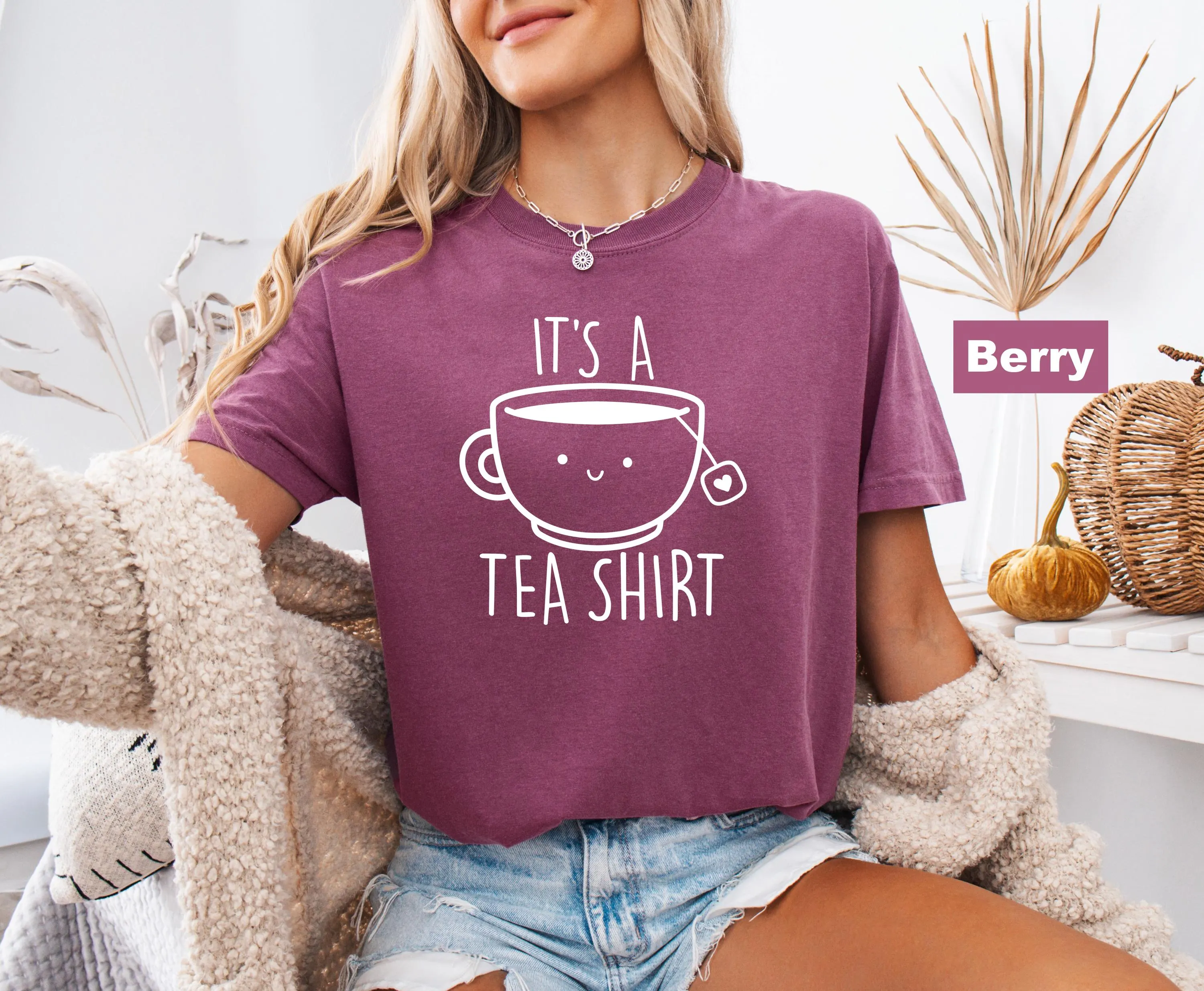 It's A Tea Shirt SVG • Funny Teacup Pun Design (Digital Download)