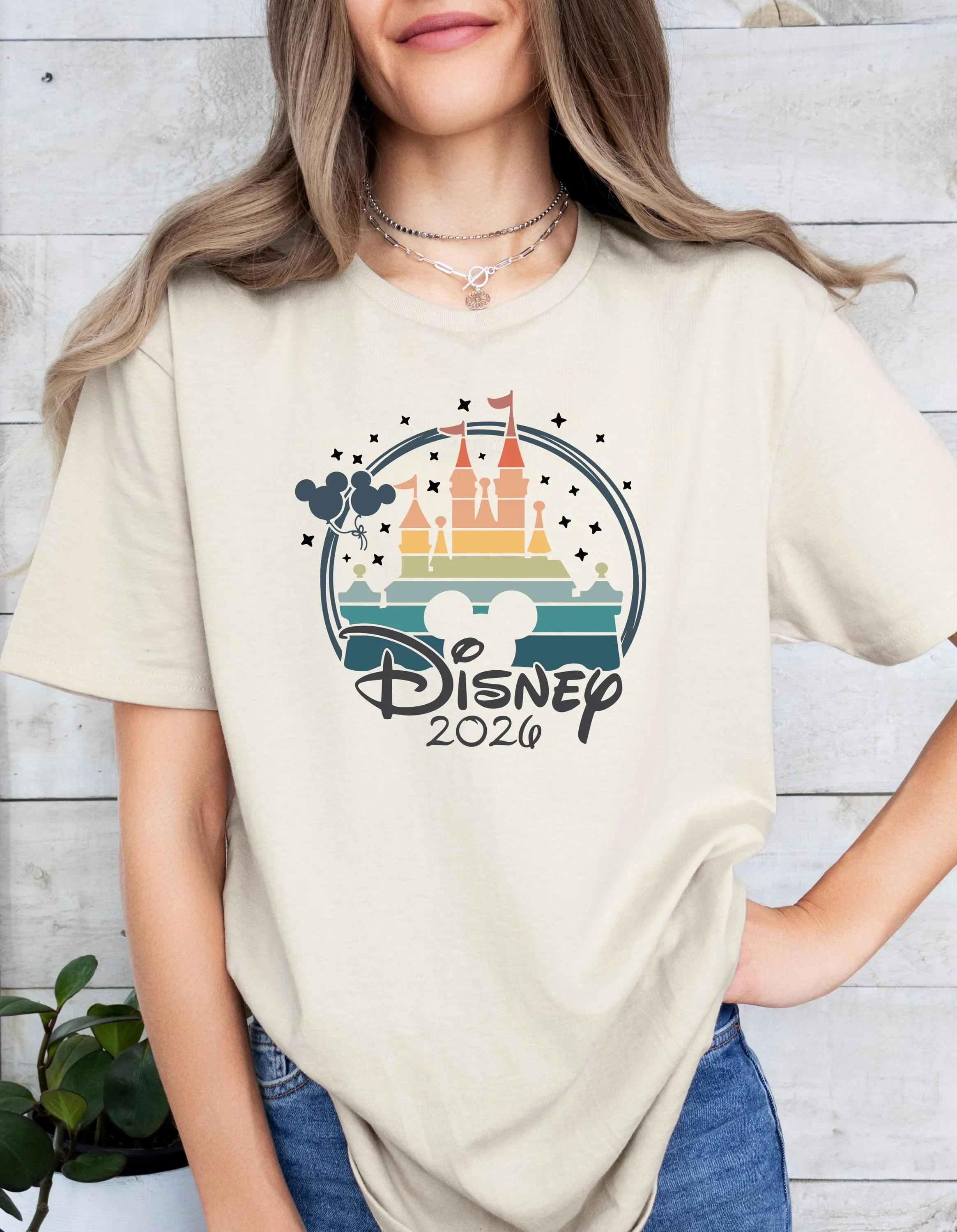 Disneyland Trip 2026 SVG, Rainbow Disney Castle Family Vacation, Family Trip 2026 Svg