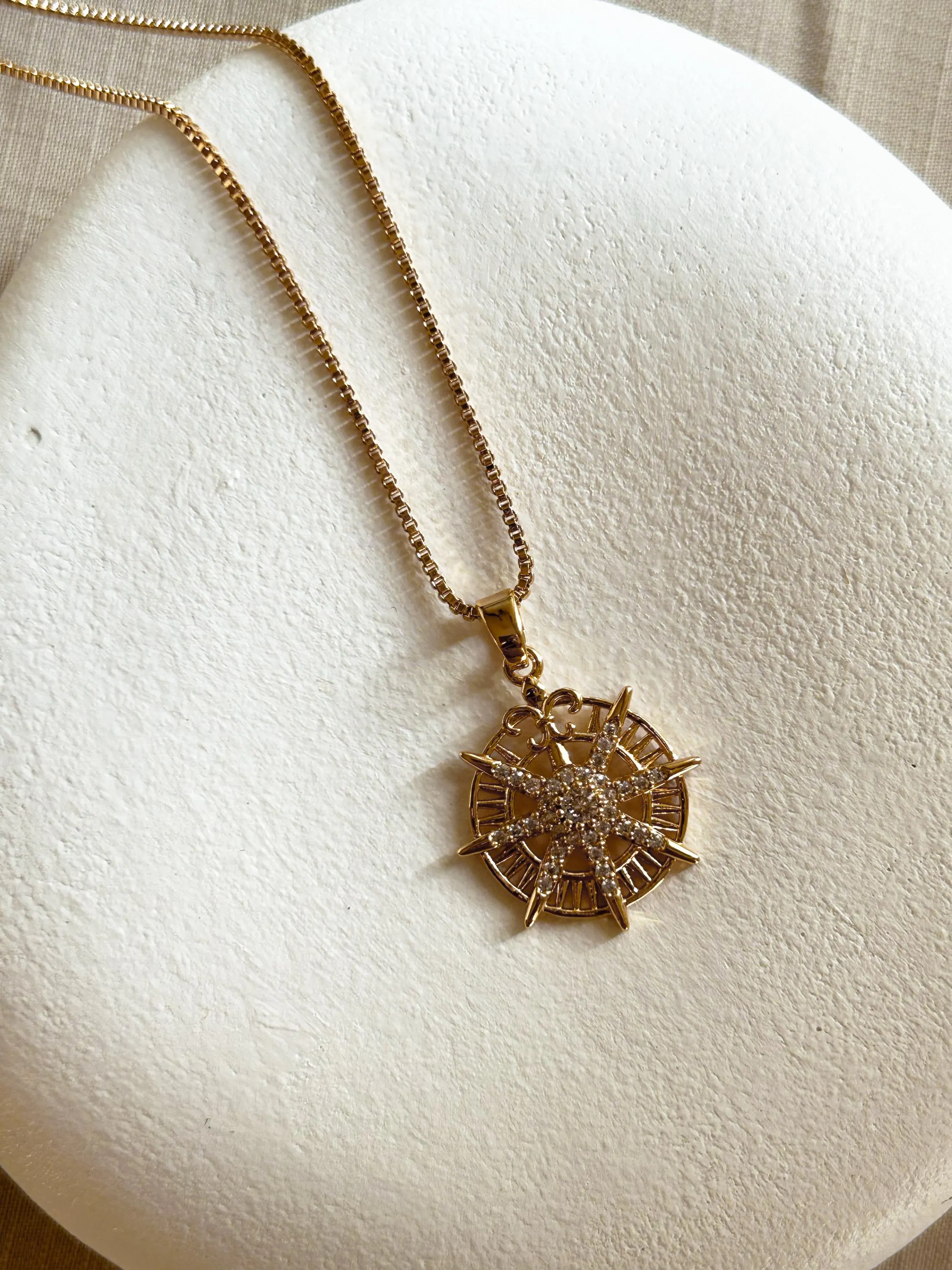 North Star Necklace, Gold Pendant Necklace, Gold Chain Necklace, Star Necklace, Perfect Everyday Necklace, Trendy Jewelry, Steel