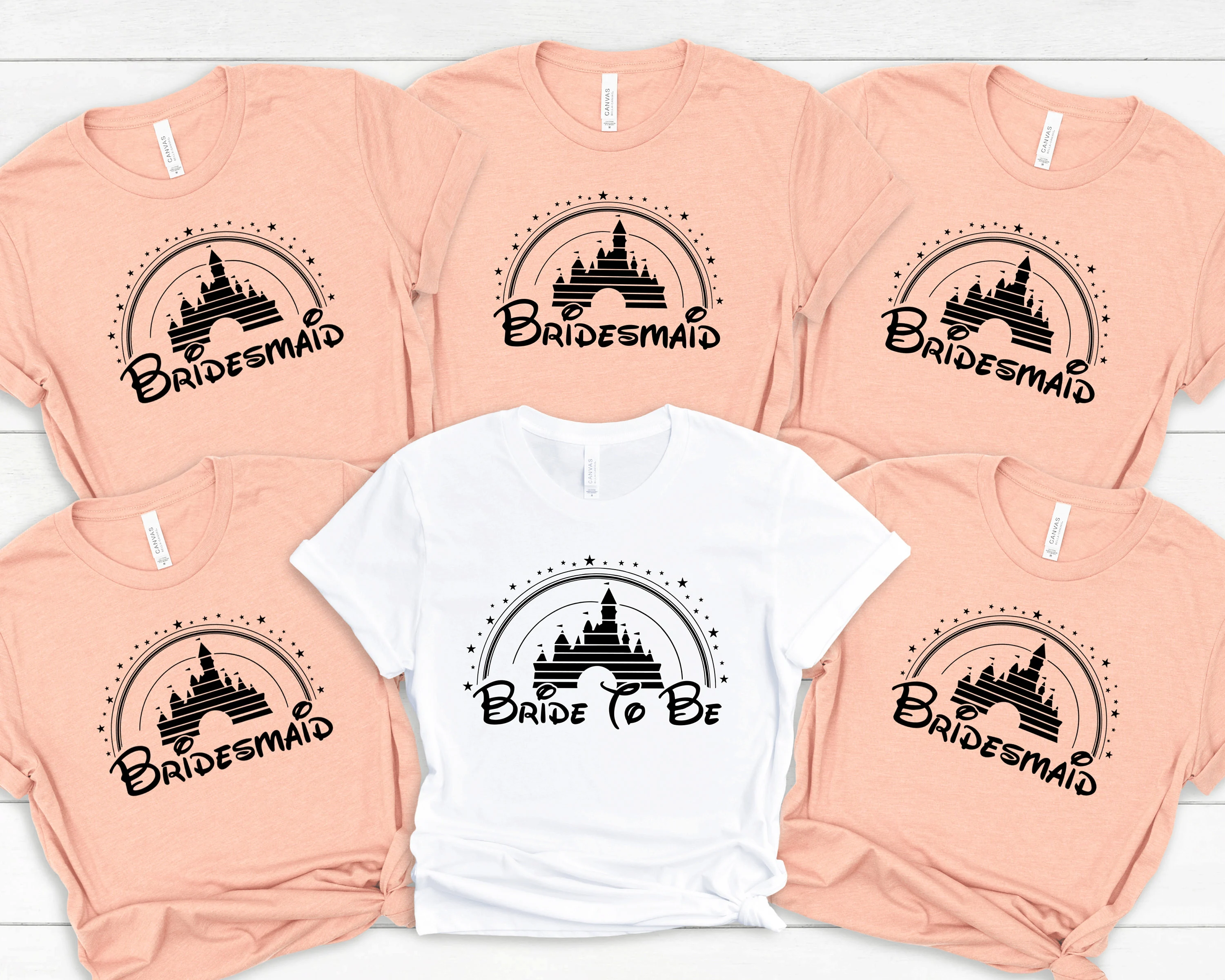 Disney Bride Svg, Bride to Be SVG, Bridesmaid SVG, Disney Castle Design, Bachelorette Trip Shirts, Matching Bridal Party SVG