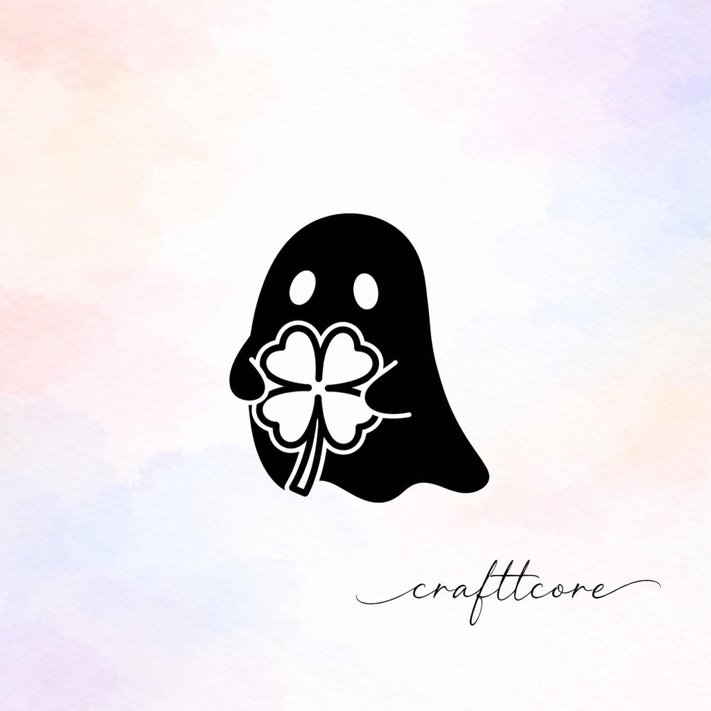 Lucky Ghost Charm SVG | Halloween Ghost Sublimation, Cricut Cut File (Digital Download)