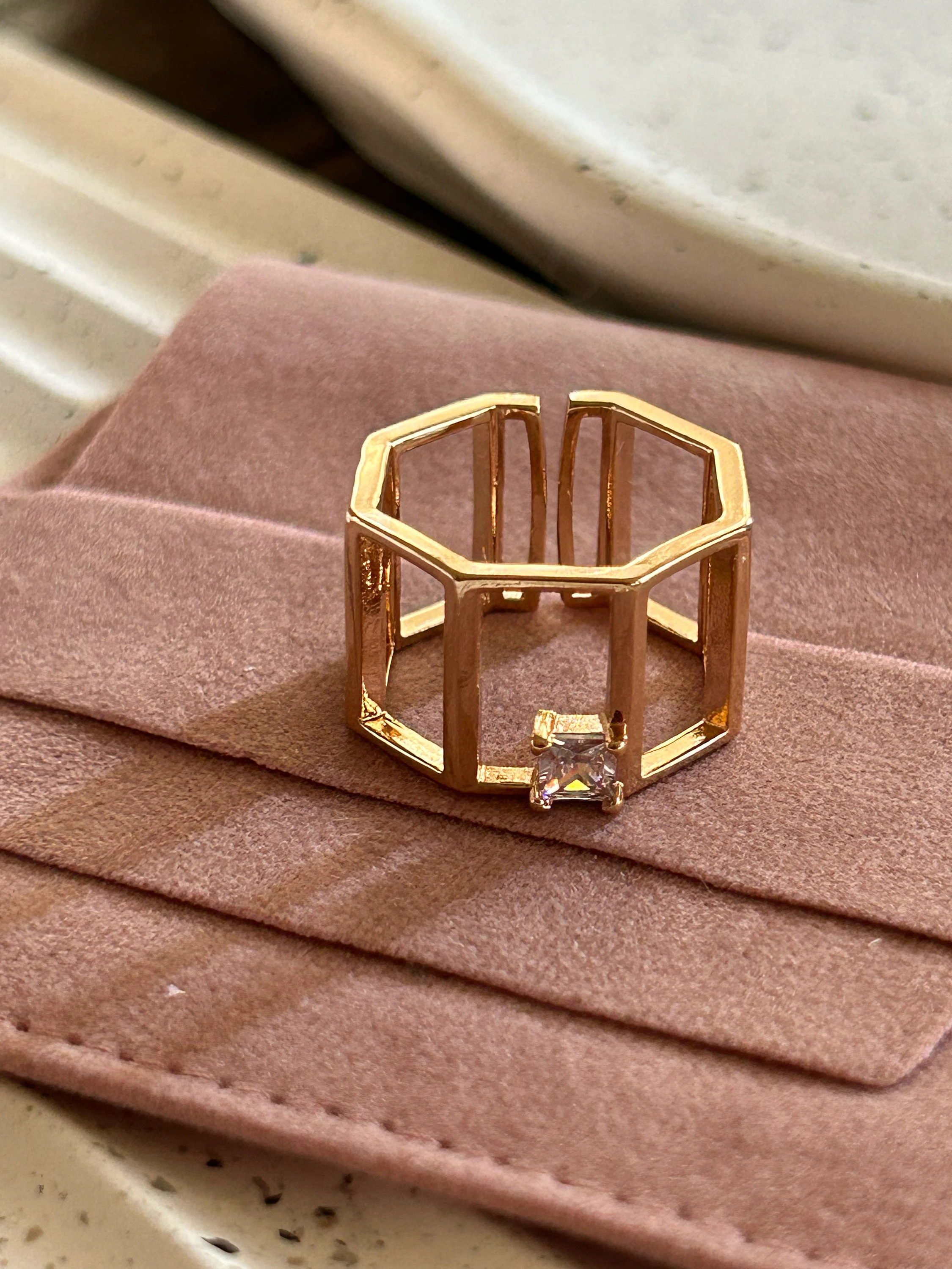 Chunky Ring, Statement Rings, Gold Chunky Ring, Adjustable Ring