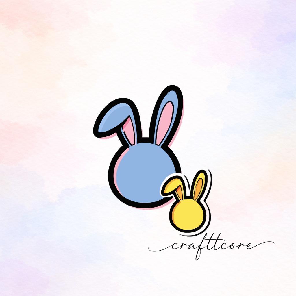 Easter Bunny Silhouette SVG | Cricut Spring Craft, Kids T-Shirt Design (Digital Download)
