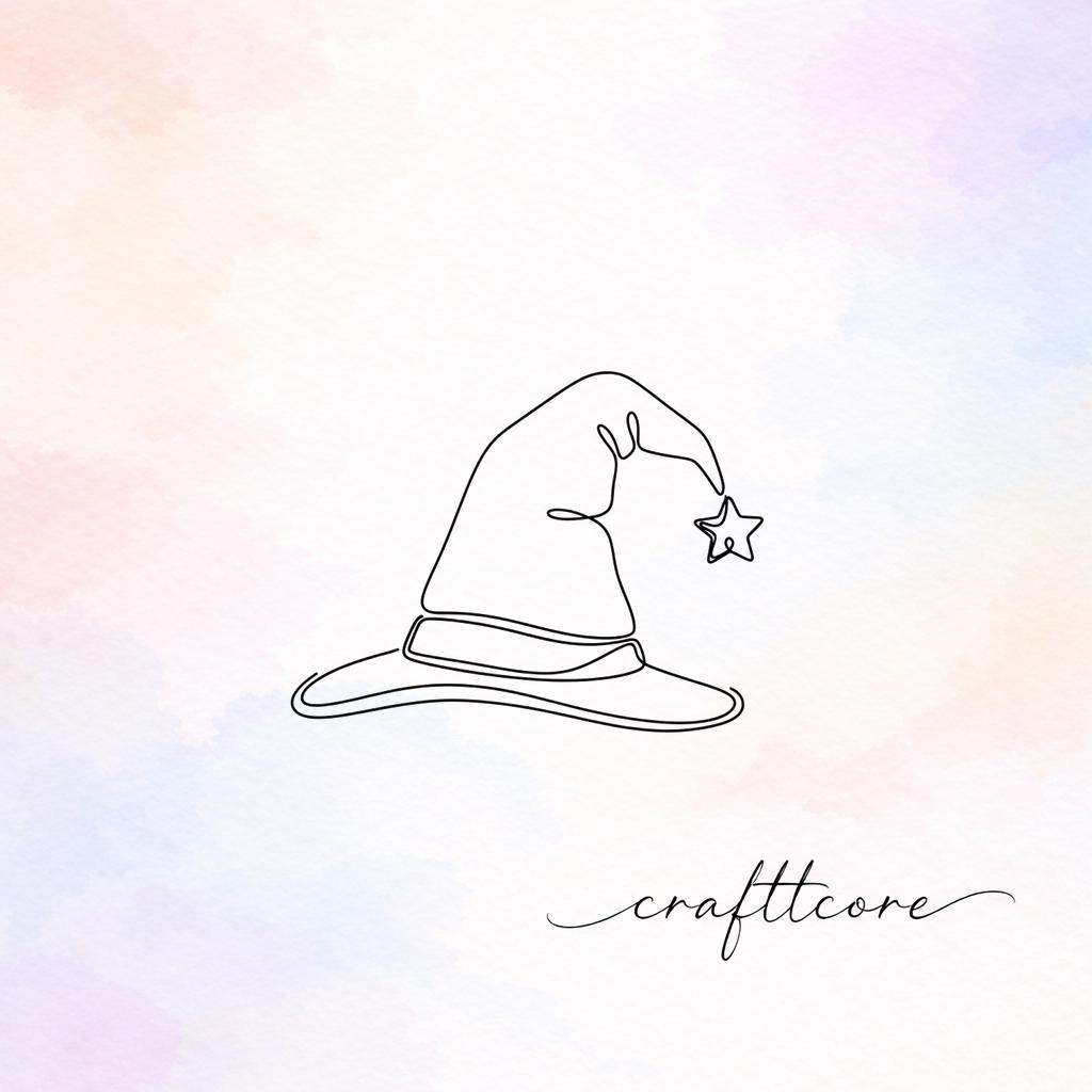 Wizard Hat Star SVG | Mystical Witch Hat, Cricut Cut File (Digital Download)