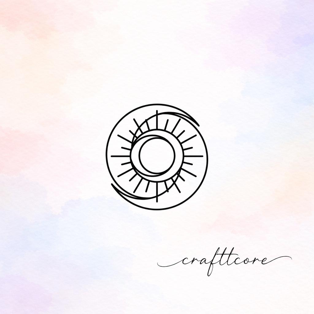 Geometric Sun Moon SVG | Boho Celestial Design, Cricut Cut File (Digital Download)