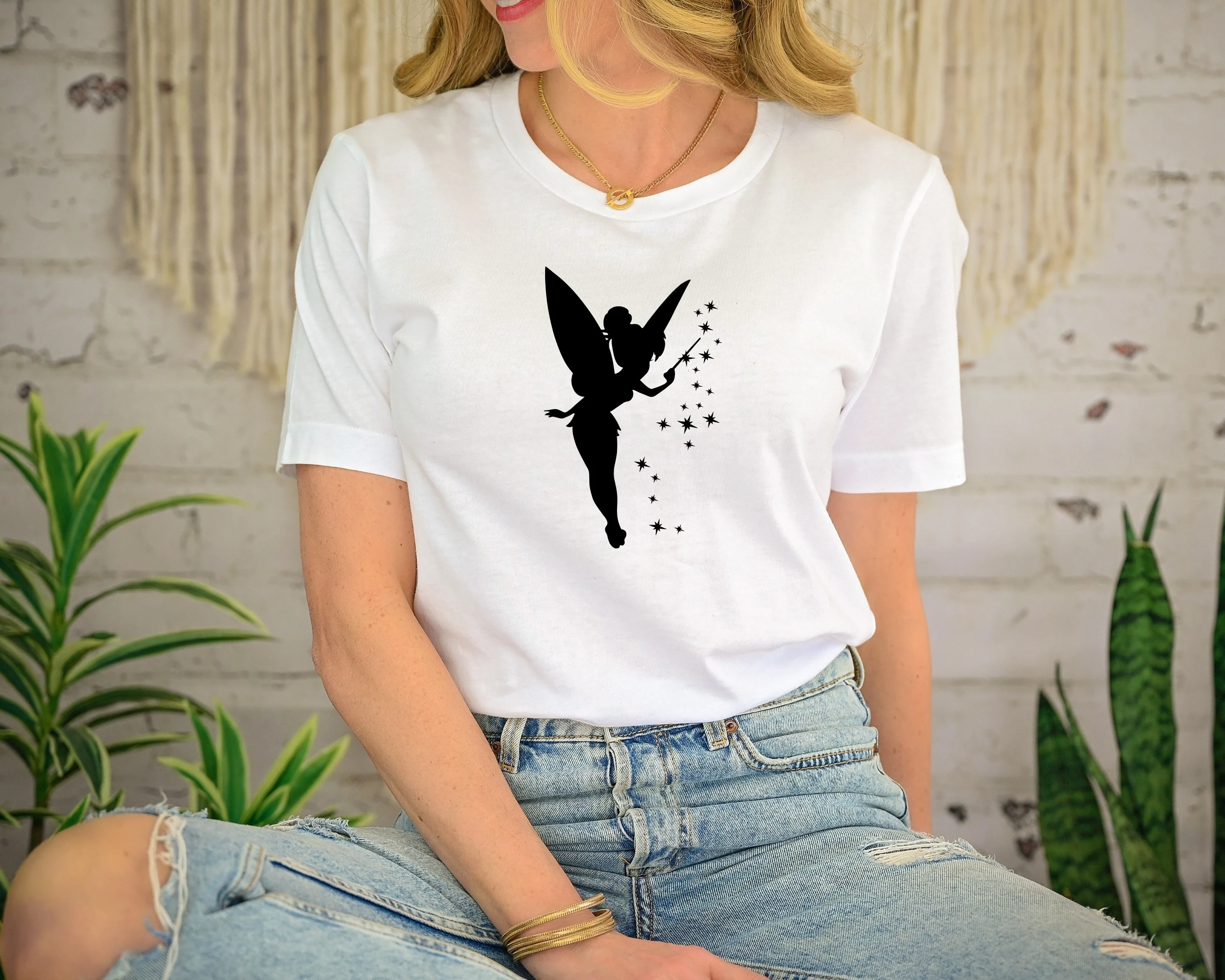Tinkerbell SVG, Disney Fairy SVG, Pixie Silhouette, Cricut Cut File, Magic Wand Design