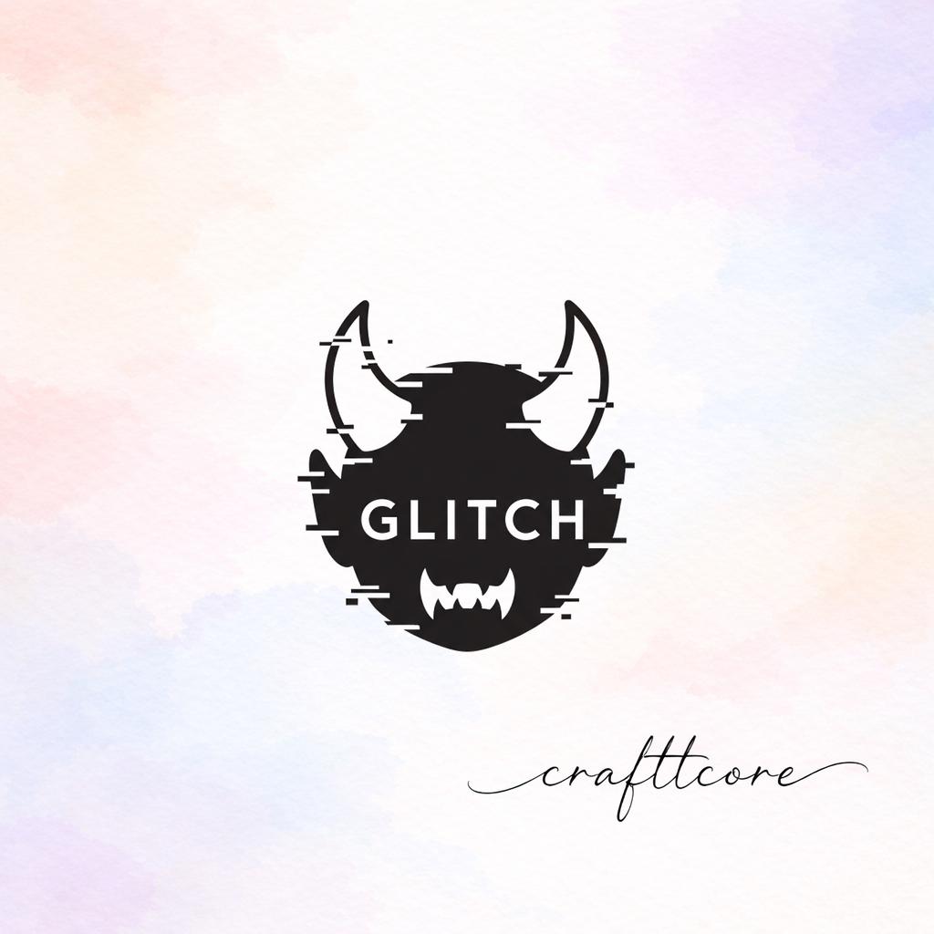 Glitch Demon Head SVG | Gothic Apparel Design, Horror Vector Art (Digital Download)