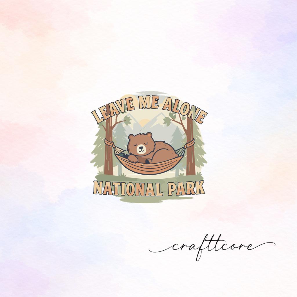 Vintage Bear Clipart, National Park Art, Watercolor SVG, Woodland Nursery Decor (Digital Download)