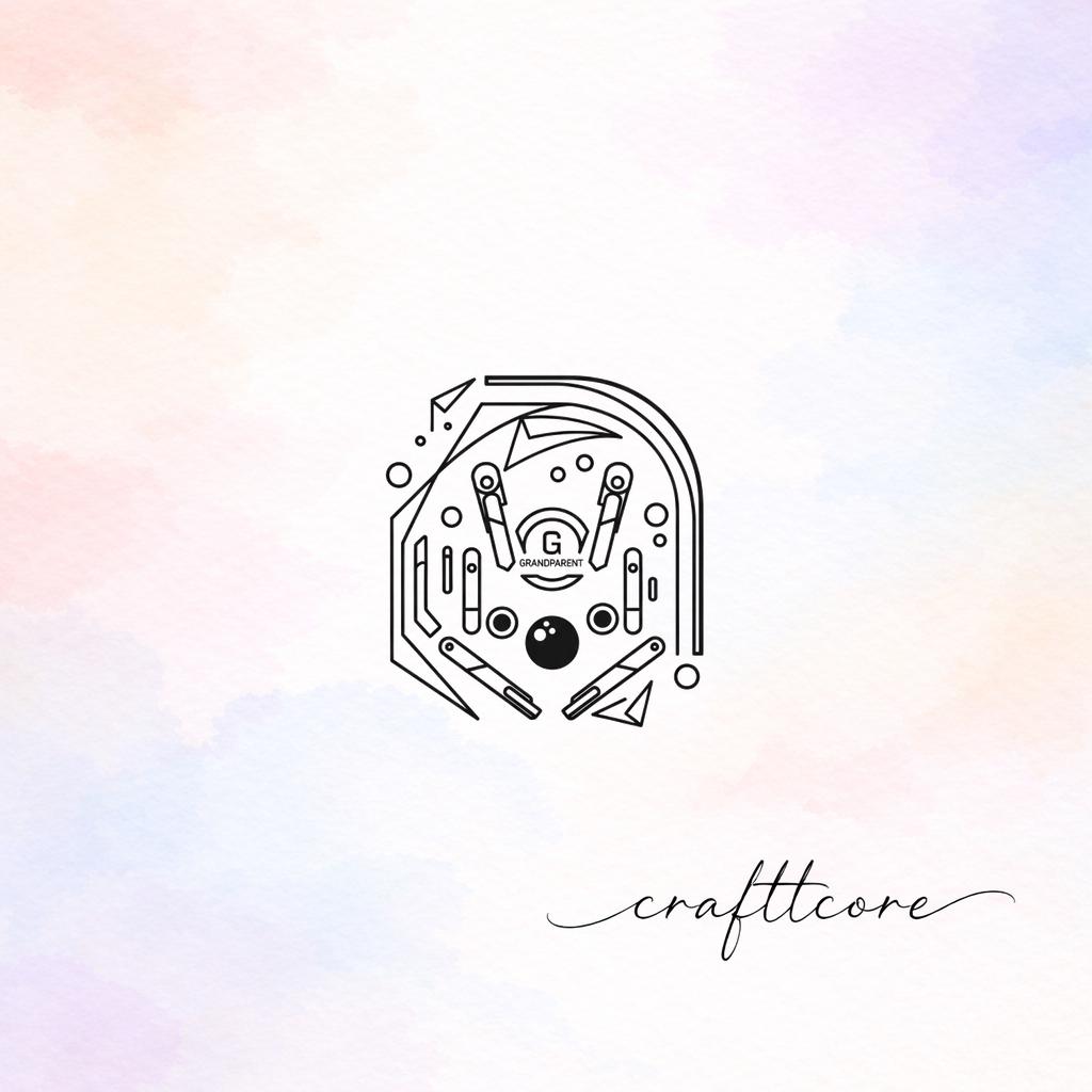 Geometric Pinball Design SVG | Retro Arcade, Cricut Cut File (Digital Download)