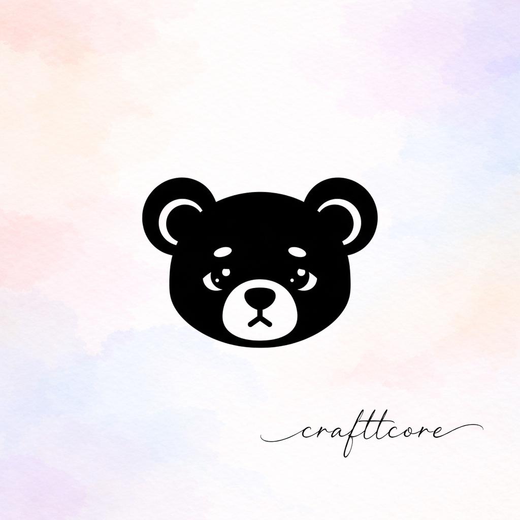 Minimalist Bear Cub SVG | Baby Animal Cut File for Cricut (Digital Download)