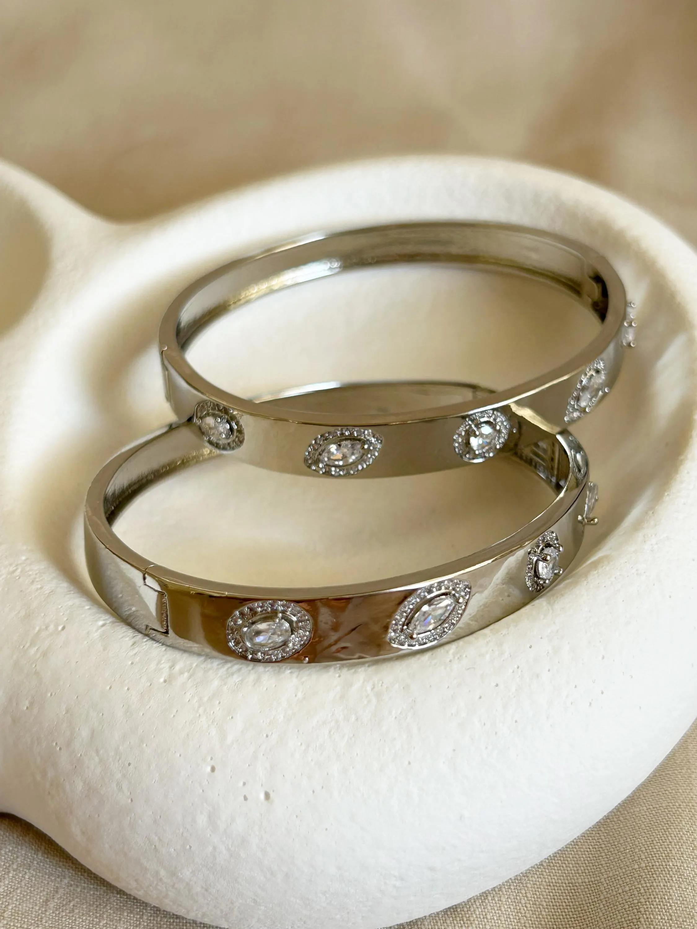 Statement Bracelet • Chunky Bangle Bracelet • Stacking Bracelet • Waterproof Jewelry