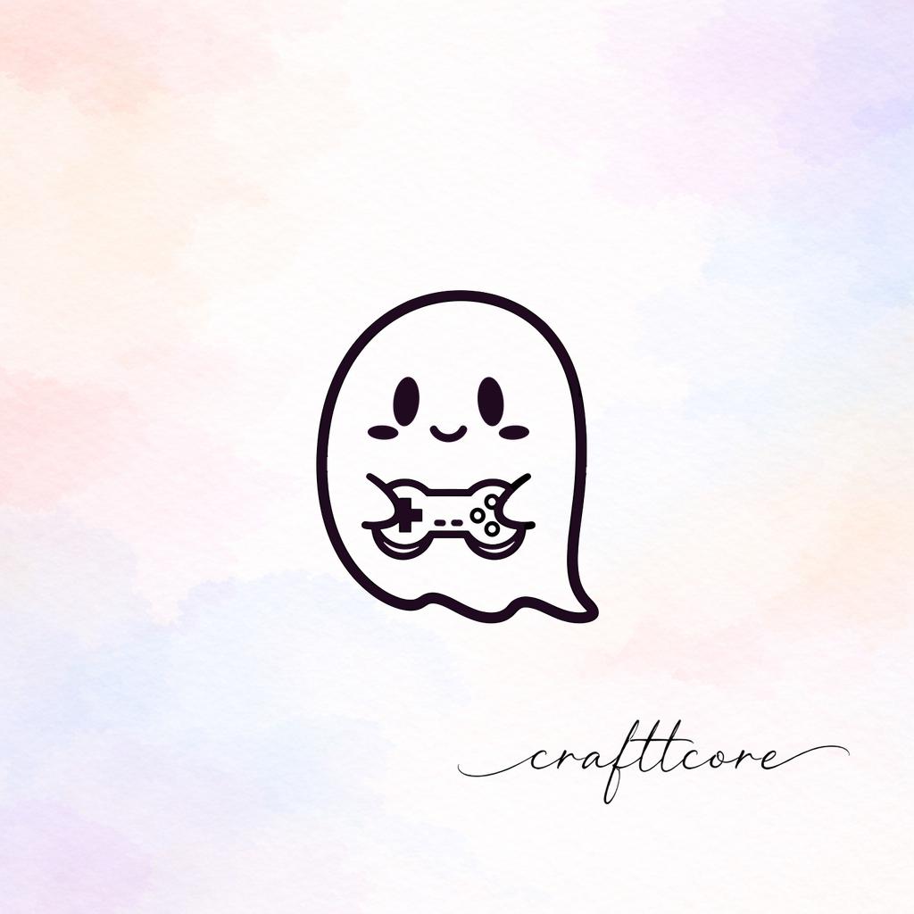 Ghost Gamer SVG | Spooky Controller Design, Halloween Shirt (Digital Download)