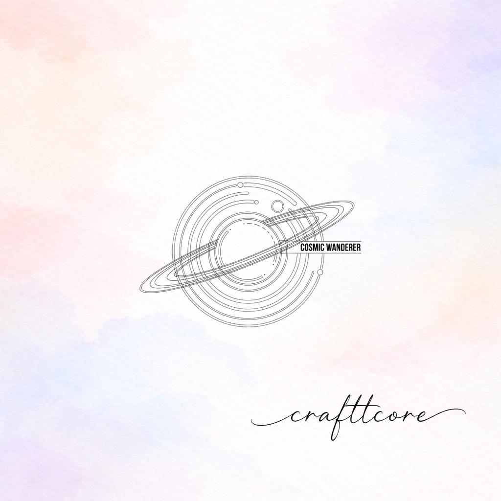 Cosmic Planetary Rings SVG | Space Cut File, Celestial Design (Digital Download)