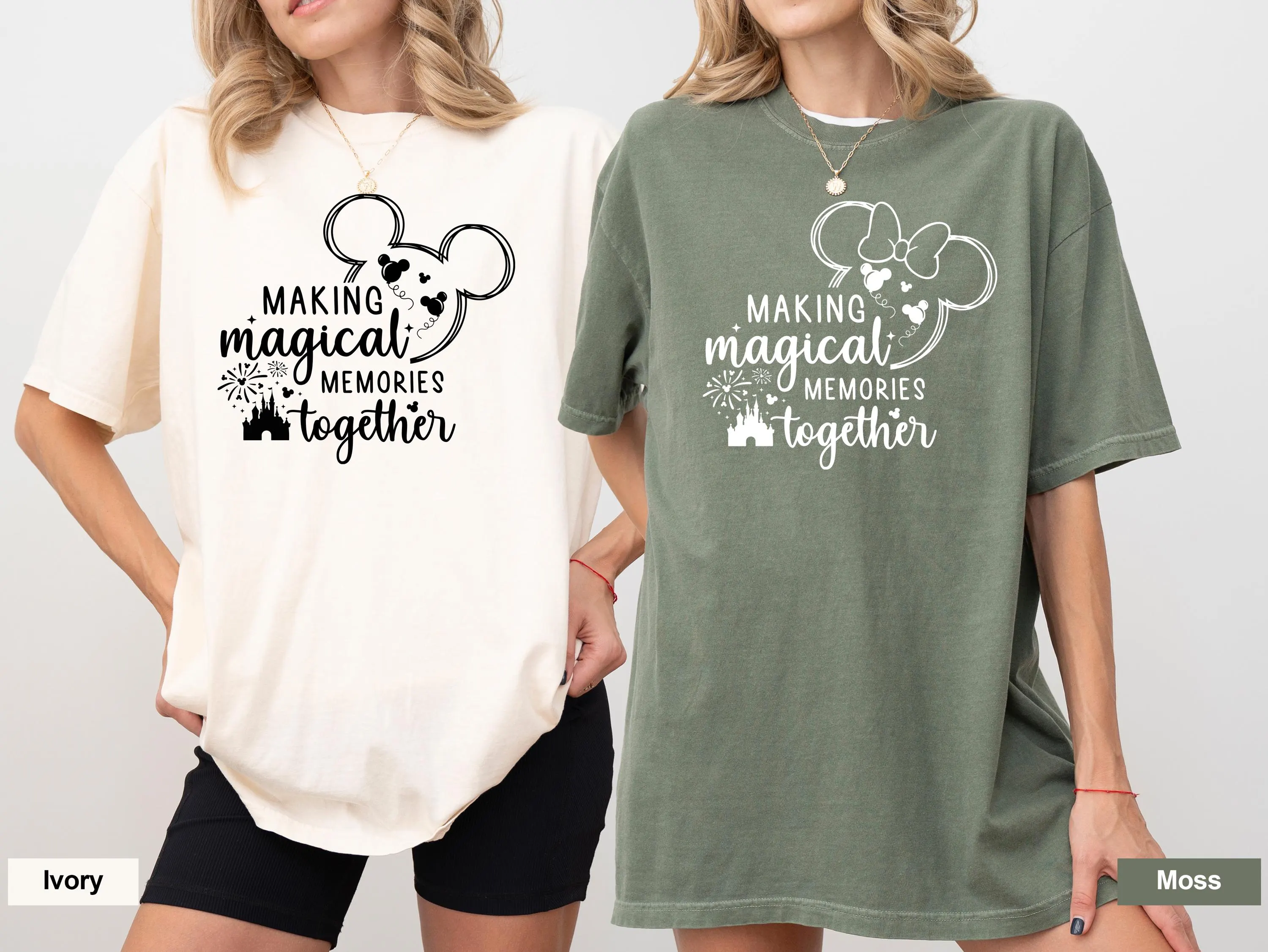Disney Family Trip SVG, Making Magical Memories Together, Mickey Head Castle SVG, Disney Matching Family Vacation PNG