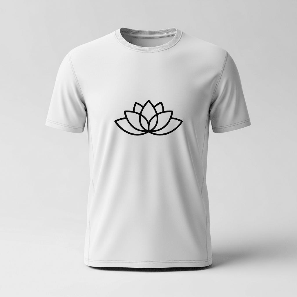 Lotus Flower SVG | Geometric Om Symbol, Minimalist Cut File (Digital Download)