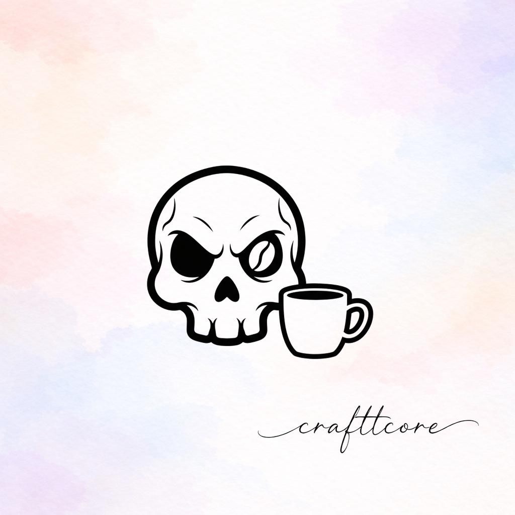 Grumpy Skeleton Coffee SVG, PNG - Digital Cut File Download