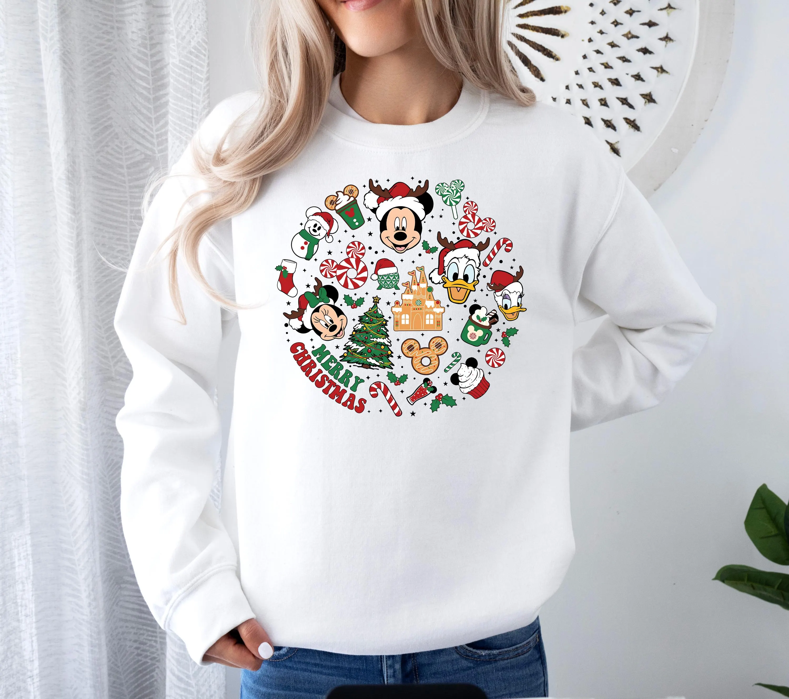 Christmas Mickey Friends PNG, Holiday Sublimation Design, Disney Inspired Digital Download, Family Matching Shirt File, Instant Print Art