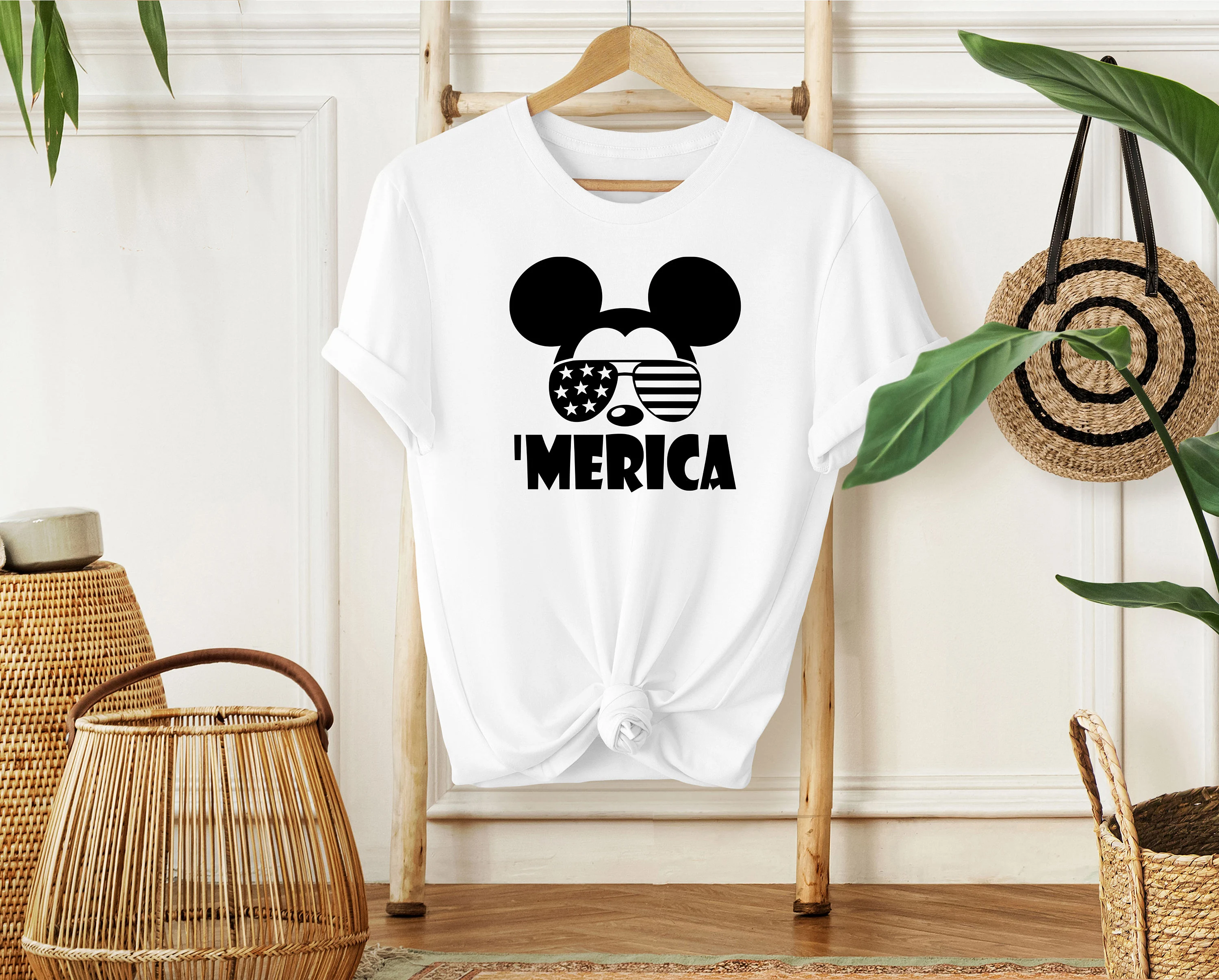 Merica Mickey Mouse Svg, American Mickey Svg, Mickey Mouse 4th of July Svg, Patriotic Mickey Svg, Digital Download, Sublimation, DTF