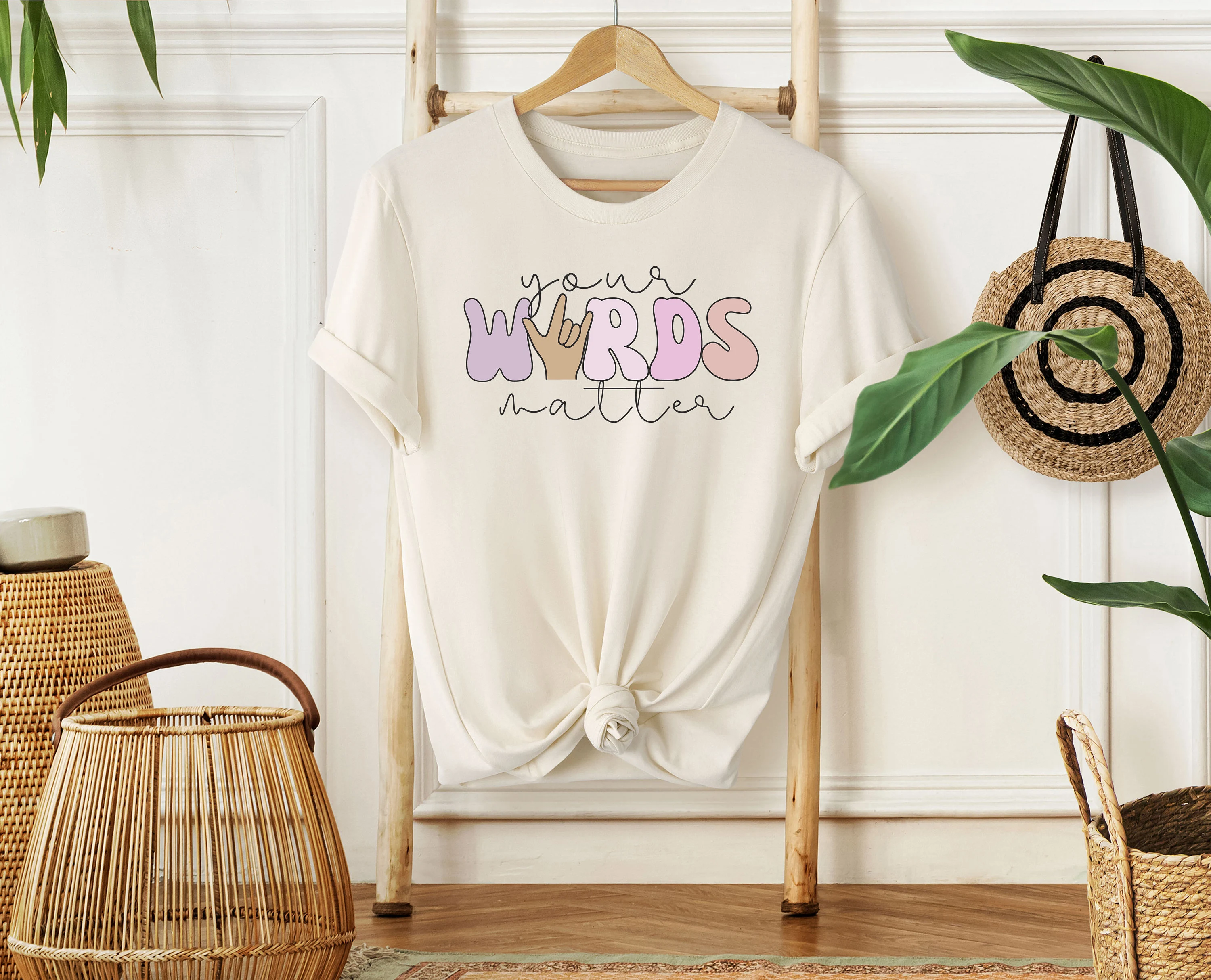 Your Words Matter SVG, Speech Language Therapist Gift, SLP Shirt Design, Speech Pathologist Quote, Digital Download for Cricut and Sublimati