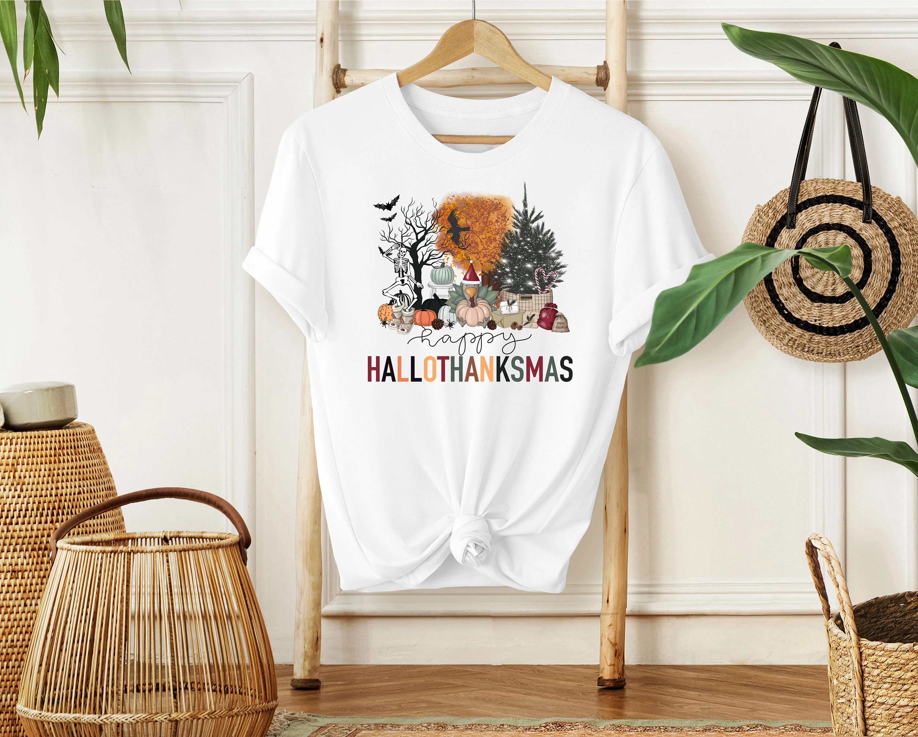 Hallothanksmas PNG: Halloween, Thanksgiving, Christmas Clipart (Digital Download)